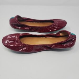 Tieks Red Patent Leather Flats